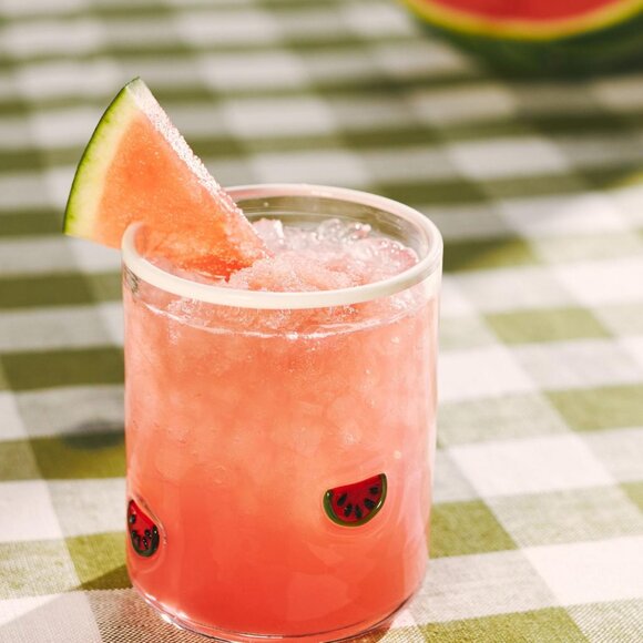 Anthropologie Watermelon Icon Juice Glass - Picture 1 of 4